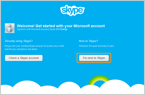 comment ouvrir skype sans compte microsoft