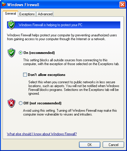 Vista Windows Firewall Service Does Not Exist
