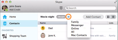 how to add contacts skype