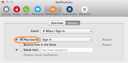 where are the audio setting for skype on a mac