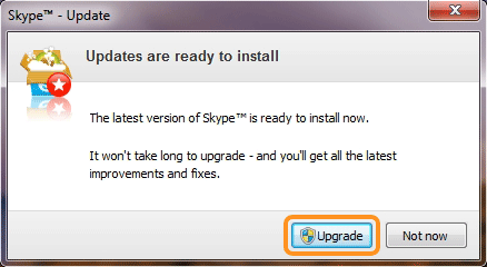 skype updates through windows update