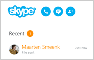skype for business email conversation history folder