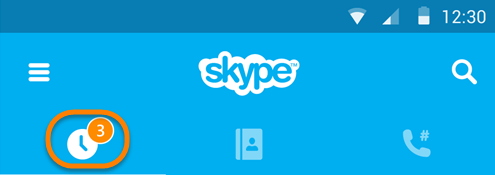 make a skype call