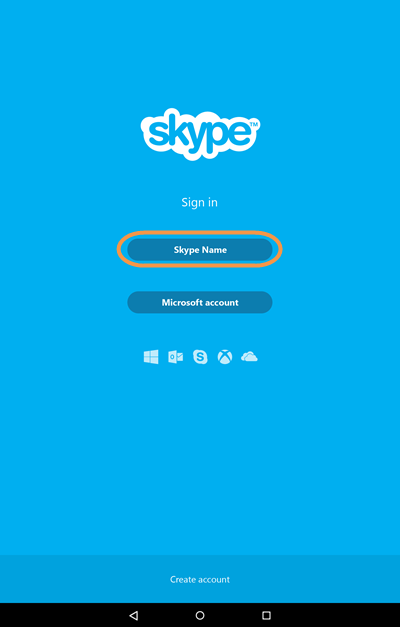 skype microsoft account login problem