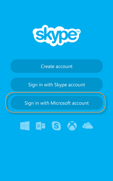 how to sign in to skype windows rt other account