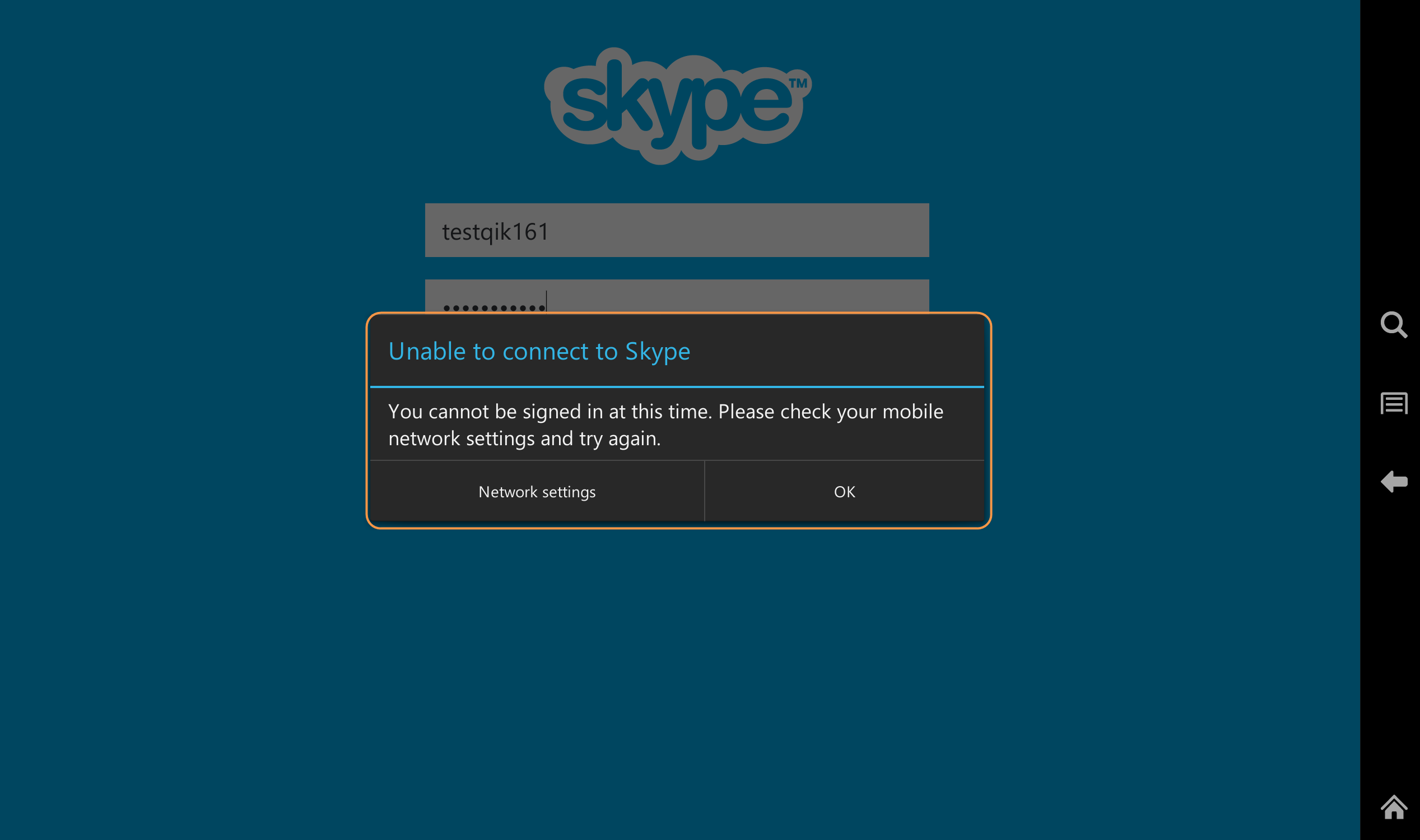 i cant sign in to skype with my skype account