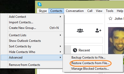 how do i adjust my skype sign in